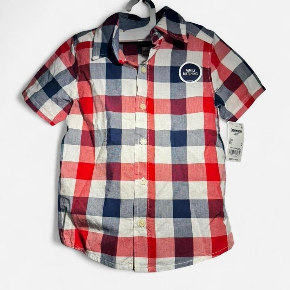 OshKosh & Eddie Bauer Boys NWT Shirt Bundle Size 5 6 - Picture 7 of 15